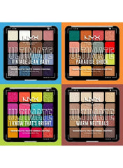 NYX Professional Makeup Ultimate Shadow Palette – Paradise Shock (16 Color Eyeshadow Palette)