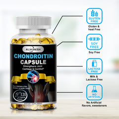 Alxfresh Glucosamine Chondroitin with MSM Turmeric Vitamin D for Bone, Absorption Calcium, Immune System Support Supplement