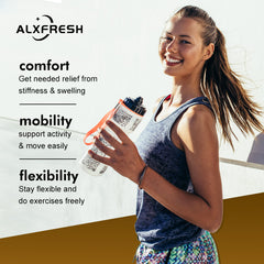 Alxfresh Glucosamine Chondroitin with MSM Turmeric Vitamin D for Bone, Absorption Calcium, Immune System Support Supplement