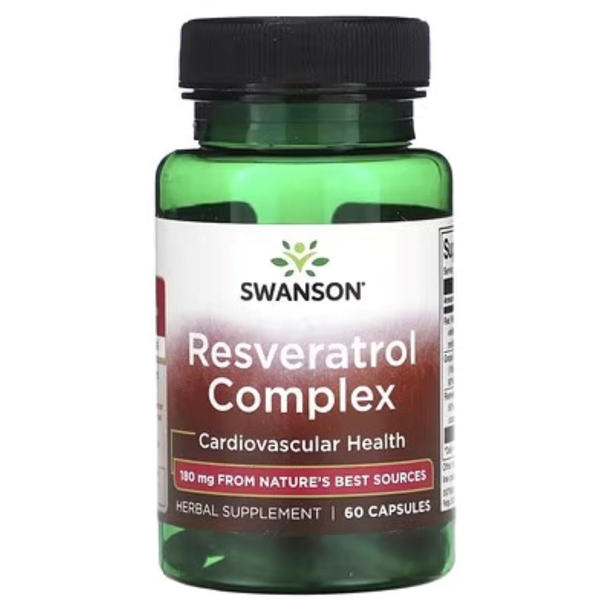 Swanson Vitamins Resveratrol Complex, 60 Capsules