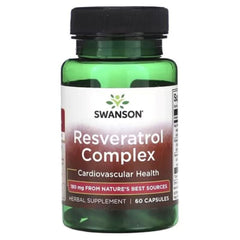 Swanson Vitamins Resveratrol Complex, 60 Capsules