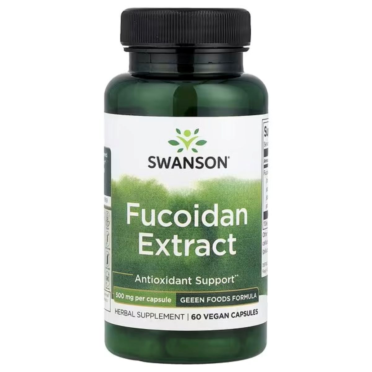 Swanson Vitamins Fucoidan Extract, 500 mg, 60 Vegan Capsules