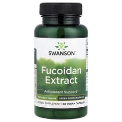 Swanson Vitamins Fucoidan Extract, 500 mg, 60 Vegan Capsules