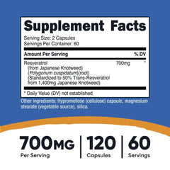 Nutricost Resveratrol 350 mg – 120 Capsules