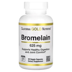 California Gold Nutrition Bromelain 625 mg – 90 Veggie Capsules | Digestive Enzyme & Anti-Inflammatory Support