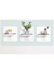 Gray Socket Storage Rack with Wide Bracket 20×12.2cm