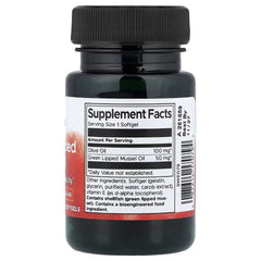 Swanson Vitamins Green Lipped Mussel, 30 Softgels