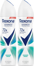 Rexona Advanced Protection antiperspirant spray, Shower Fresh (pack of 2)