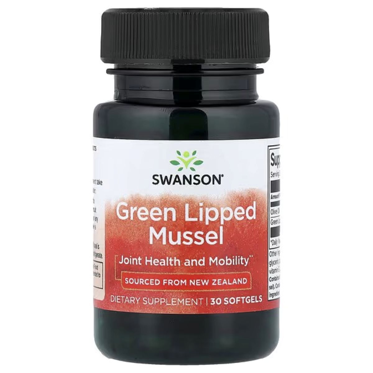 Swanson Vitamins Green Lipped Mussel, 30 Softgels
