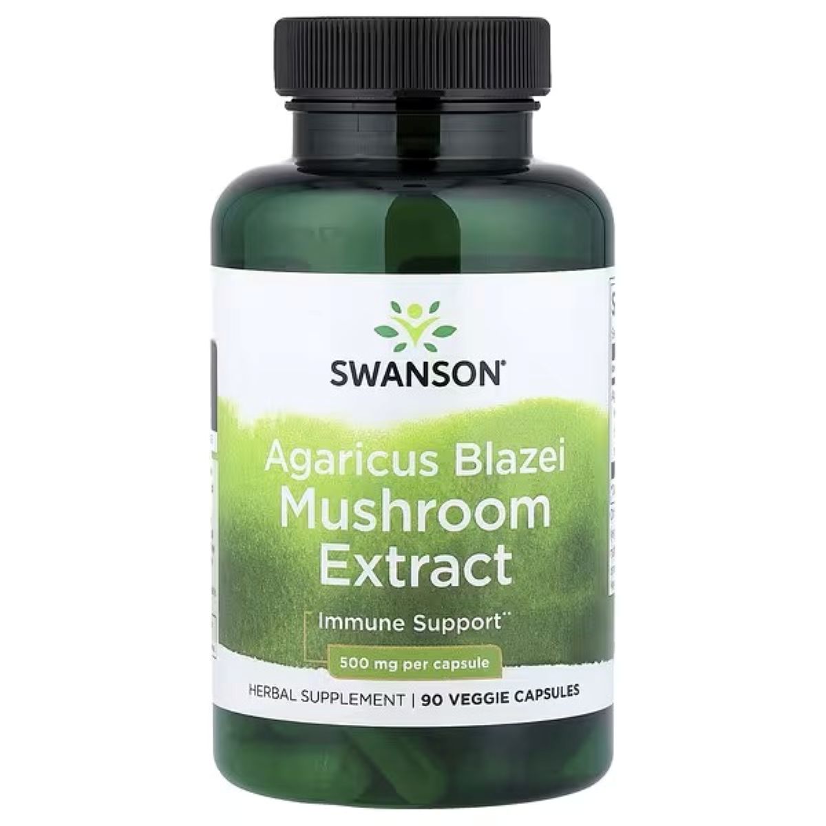 Swanson Vitamins Agaricus Blazei Mushroom Extract 500 mg – Mushroom Wellness Supplement, 90 Vegan Capsules