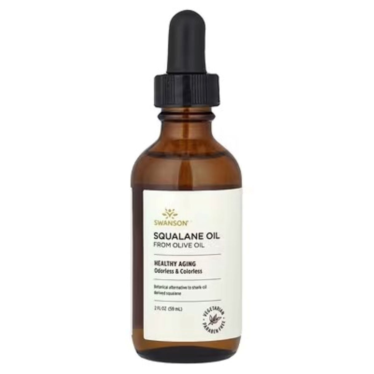 Swanson Squalane Oil – 2 fl oz (59 ml)