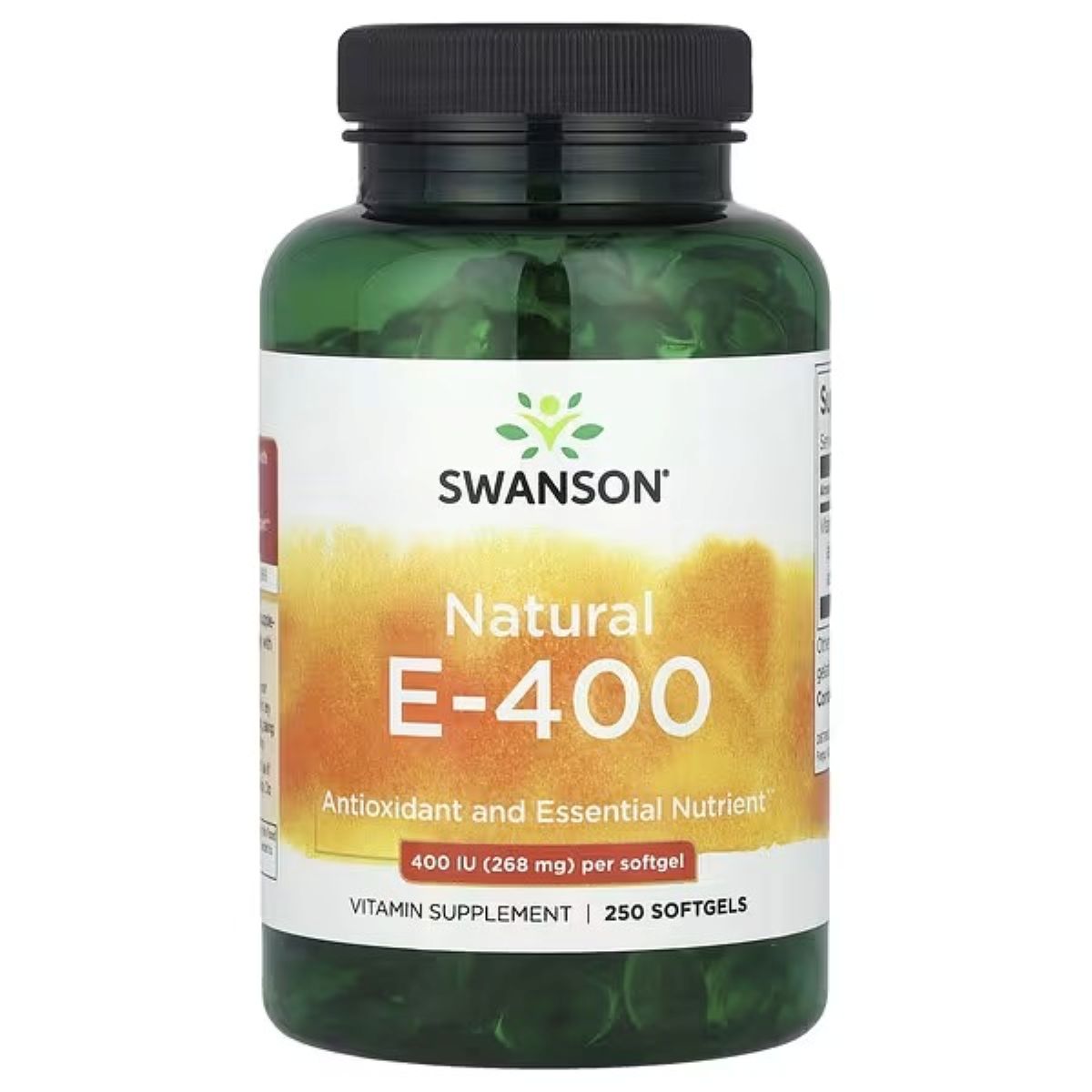 Swanson Vitamins Natural E-400, 268 mg (400 IU), 250 Softgels