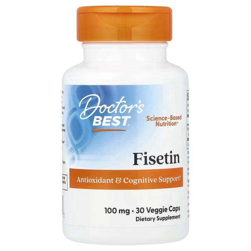 Doctor's Best, Fisetin, 100 mg, 30 Veg Caps