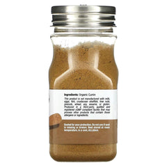 California Gold Nutrition Organic Cumin, 2.64 oz (74 g) – Certified Organic Ground Cumin Spice