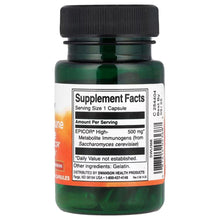 Swanson green supplement bottle with black cap; Supplement Facts label on back