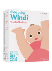 Windi Baby Gas & Colic Reliever | 10 Count | Made in Sweden | Instant Tummy Discomfort Relief | Safe, Natural & BPA-Free | Pediatrician-Approved, Soft & Gentle Design | Easy-to-Use for Newborns & Infants
