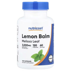 Nutricost Lemon Balm 150 mg – 120 Capsules | Herbal Supplement for Relaxation & Calm Support