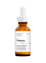 Retinol 0.2% squalane serum bottle with dropper cap, amber glass