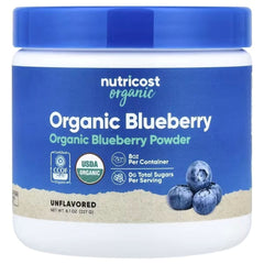Nutricost Organic Blueberry Powder Unflavoured 227 g (8.1 oz)