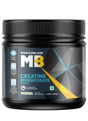 MuscleBlaze Creatine Monohydrate (Unflavoured, 0.55lbs / 250g) | 5g Micronized Creatine Per Serving | Labdoor USA Certified for Purity & Accuracy