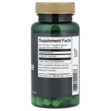 Swanson Citicoline supplement bottle with Supplement Facts label and veggie capsules
