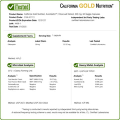 California Gold Nutrition EuroHerbs® Panax Ginseng Extract 250 mg – Energy & Vitality Support – 60 Veggie Capsules