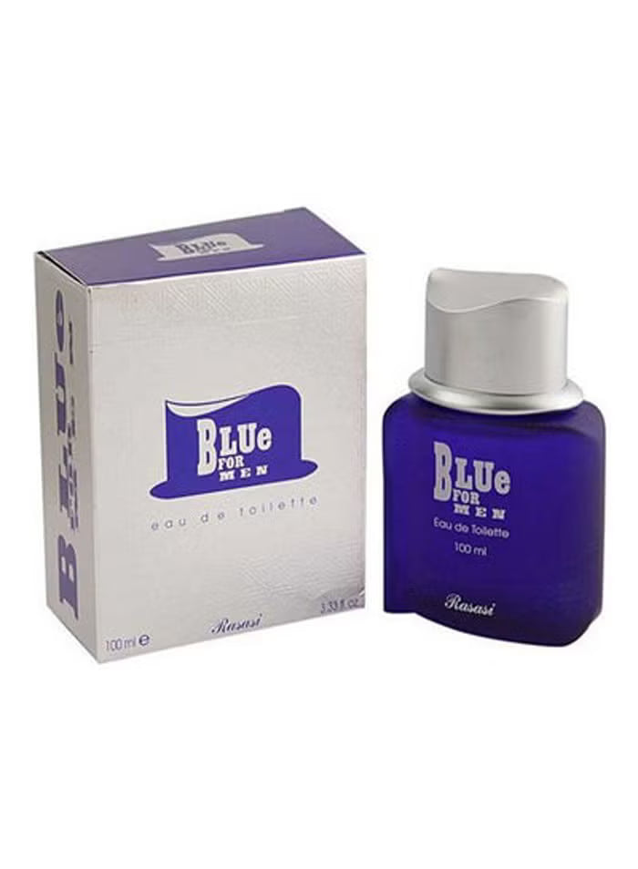 Rasasi Blue For Men Eau de Toilette 100ml – Fresh Aromatic Citrus Men's Fragrance - Mumzar