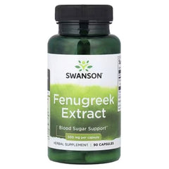 Swanson Vitamins Fenugreek Extract 500 mg – Herbal Supplement, 90 Capsules
