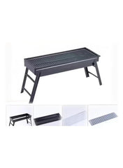 Portable BBQ Grill with Drawable Design – Black | Customizable Outdoor Charcoal Grill - Mumzar