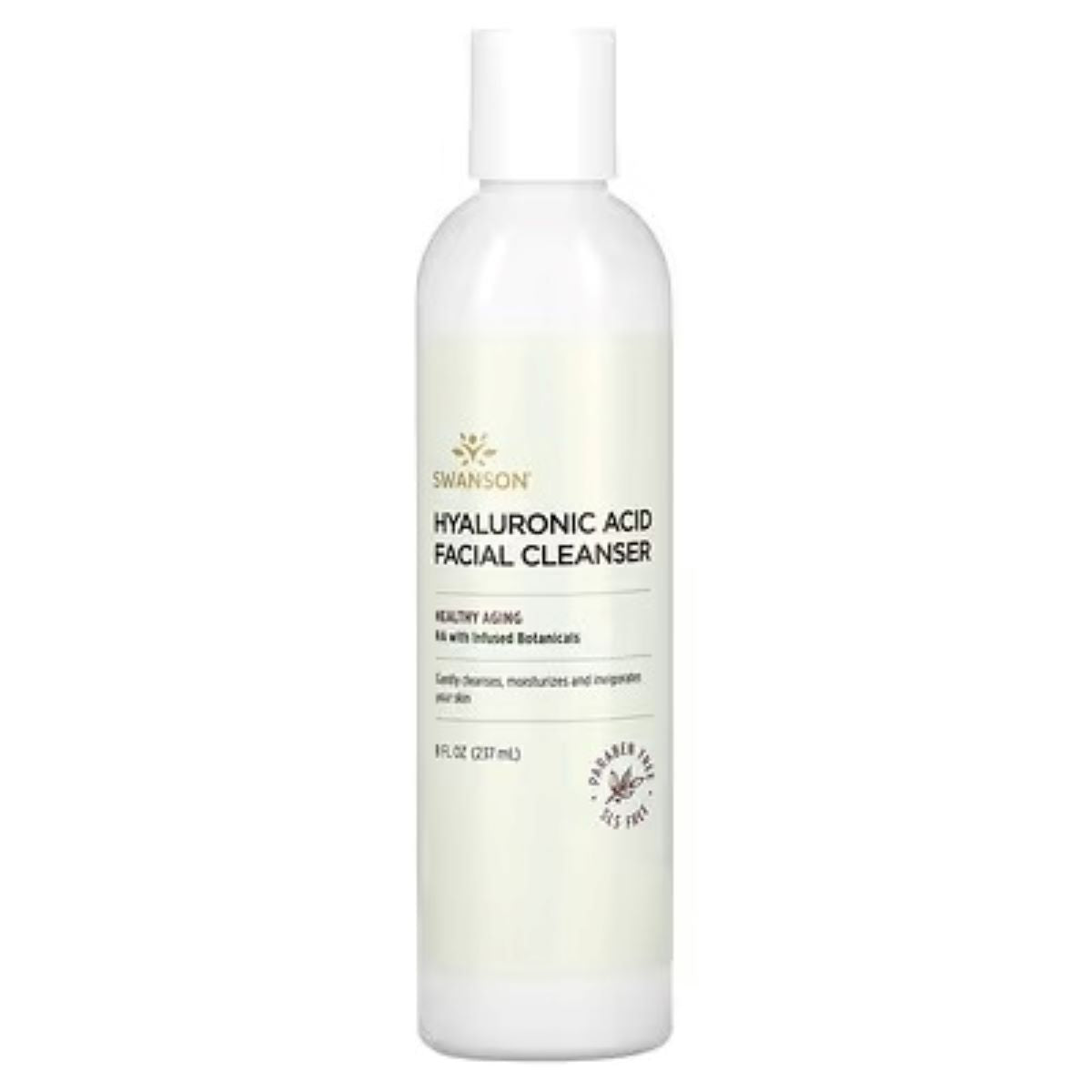 Swanson Vitamins Hyaluronic Acid Facial Cleanser 237ml (8 fl oz) | Hydrating Daily Face Wash
