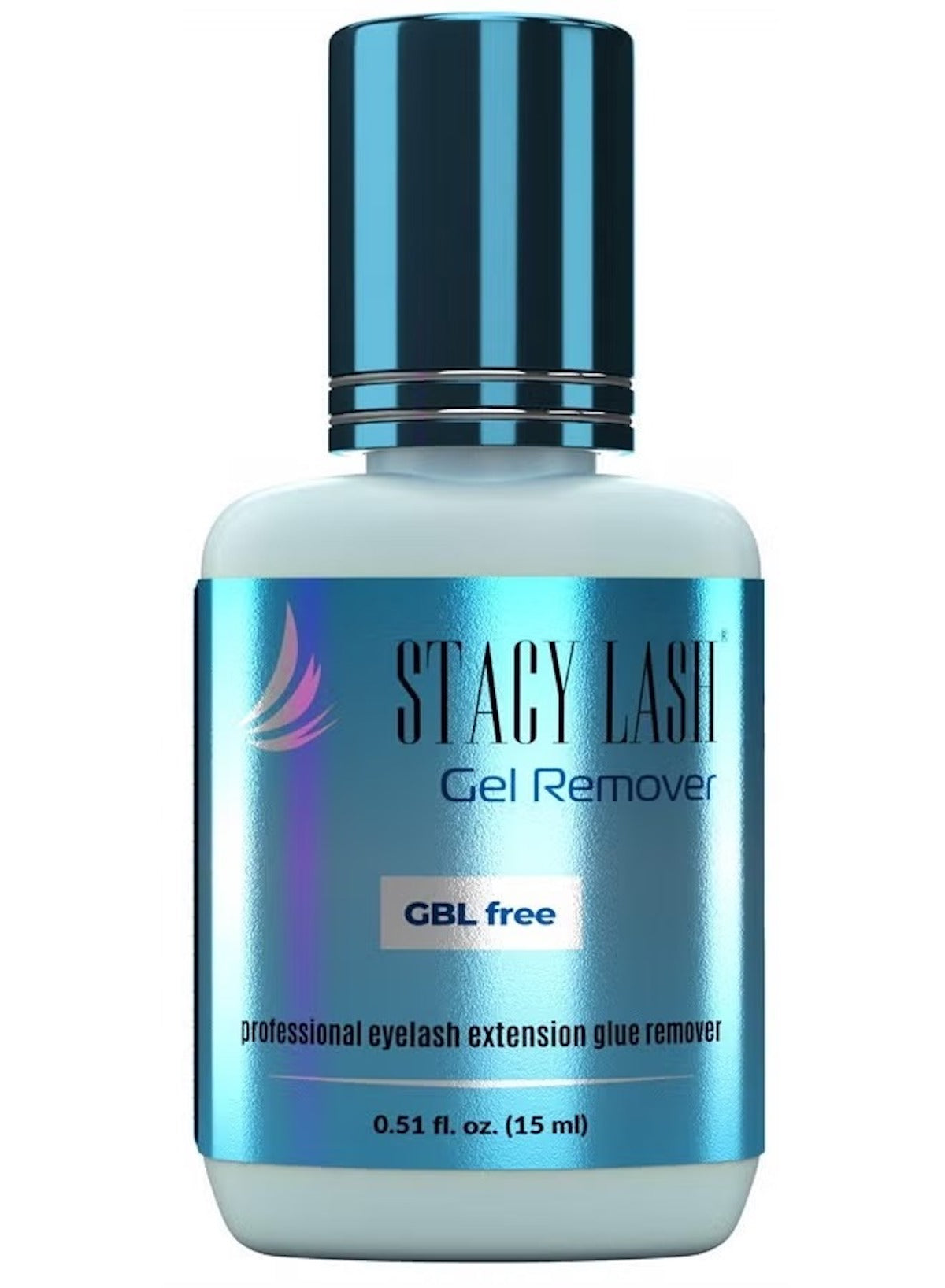 Stacy Lash Gel Remover for Eyelash Extension Glue – 15 ml (0.51 fl.oz) | Fast Adhesive Dissolution | GBL-Free | Aquamarine Color | Professional Salon Use Only