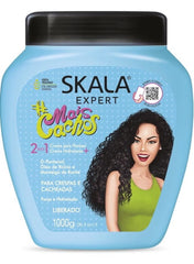 Mais Cachos Hair Cream | 2-in-1 Conditioning Treatment for Curly Hair | 35.2 oz