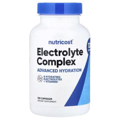 Nutricost Electrolyte Complex Supplement – Hydration & Mineral Support – 120 Capsules