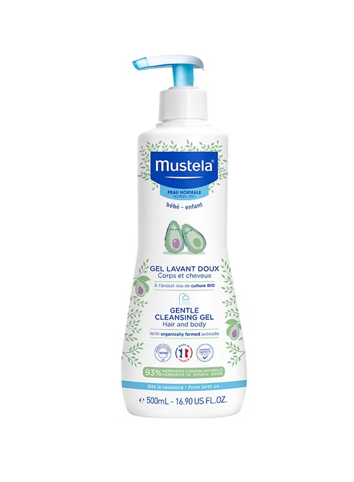 Baby Gentle Cleansing Gel for Hair & Body with Avocado | 500ml