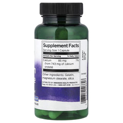 Swanson Vitamins Calcium Orotate 85 mg – 60 Capsules | Bone Health Mineral Supplement