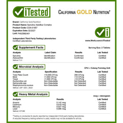 California Gold Nutrition مستخلص البوسويليا ومركب الكركمين الكركمي – 120 كبسولة نباتية | دعم المفاصل، المناعة ومضاد للالتهابات