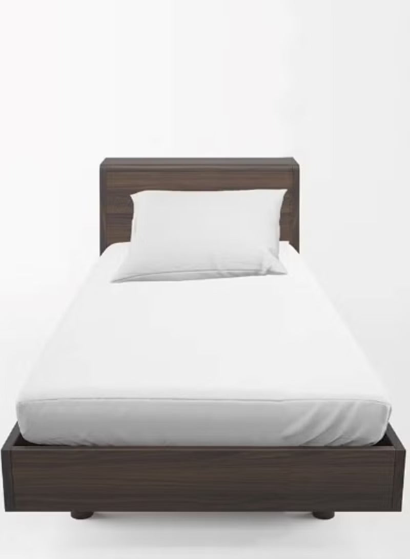 Soft Plush Polyester Fitted Bed Sheet for Single Bed – 160 × 200 cm - Mumzar