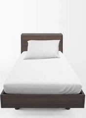 Soft Plush Polyester Fitted Bed Sheet for Single Bed – 160 × 200 cm - Mumzar