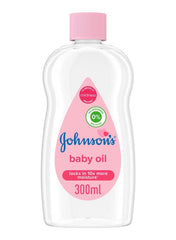 Johnson’s Baby Oil – Locks In 10X More Moisture | Clinically Proven Gentle Formula