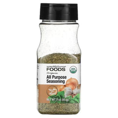 California Gold Nutrition توابل عضوية لجميع الأغراض، 3 أونصة (85 جم) - مزيج عضوي معتمد من الأعشاب والتوابل