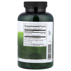 Swanson Vitamins Full Spectrum® Saw Palmetto 540 mg – 250 Vegan Capsules | Herbal Supplement for Men's Wellness & Prostate Support