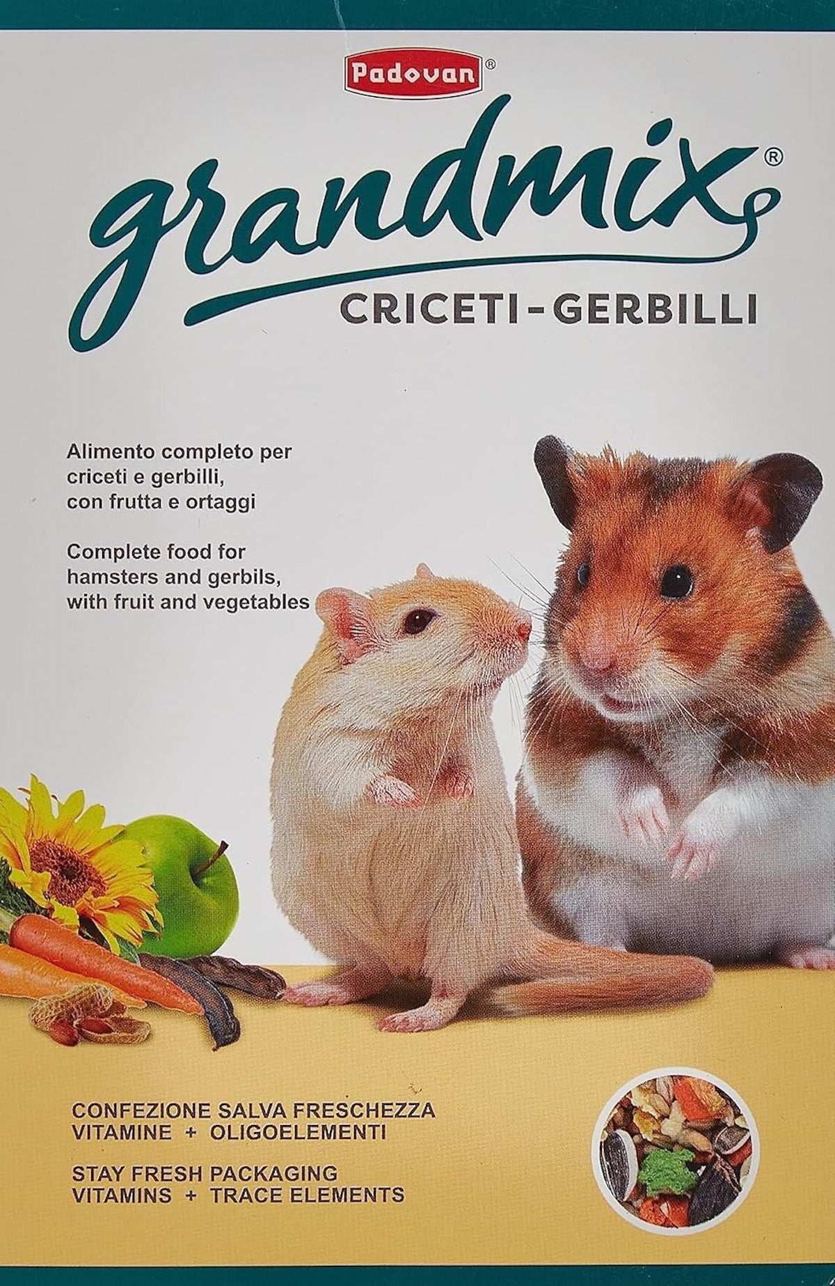 Padovan GrandMix Criceti Food for Small Animals –  400g & 1kg