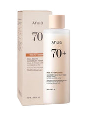 Rice 70+ Glow Milky Toner for Glass Skin and Brightening, Fragrance-Free – 250ml