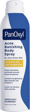PanOxyl acne banishing body spray bottle with 2% salicylic acid, niacinamide, vitamin C