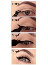 2-in-1 Black Matte Liquid Eyeliner Stamp Black