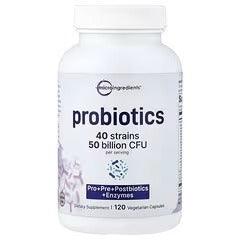 Micro Ingredients, Probiotics, 120 Vegetarian Capsules