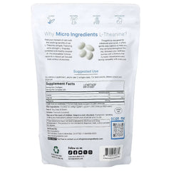 Micro Ingredients, L-Theanine, 400 Capsules (200 mg per Capsule)