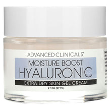 Advanced Clinicals, Moisture Boost Hyaluronic, Extra Dry Skin Gel Cream, 2 fl. oz. (59 ml)