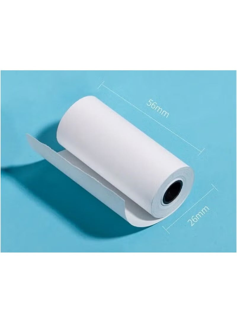 Rollo de papel Huitich de 56 mm x 26 mm para impresoras de inyección de tinta