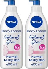 NIVEA Body Lotion Even Tone, Natural Fairness Complex & Vitamin C, All Skin Types, 2x400ml